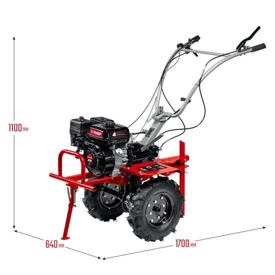 Мотоблок "ЗУБР" МТШ-500 (7 л.с., с ВОМ)