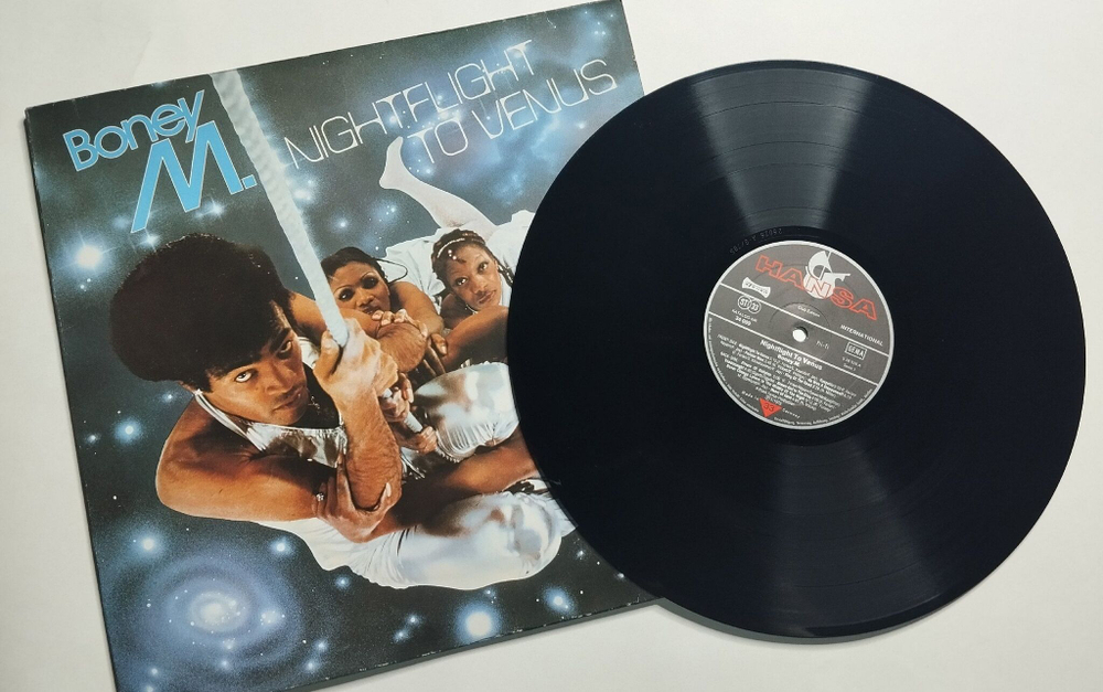 Винтажная виниловая пластинка LP Boney M. Nightflight To Venus (Germany 1978) (Club Edition)