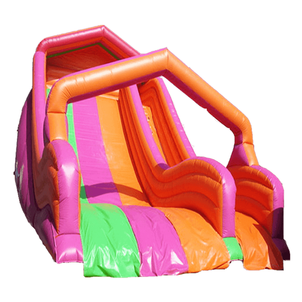 Детский надувной батут-горка "Яркий день"