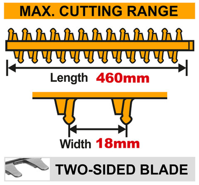 Аккумуляторный кусторез 20B 1хАКБ 2Ач и ЗУ 2А SUPER INGCO CHTLI20461