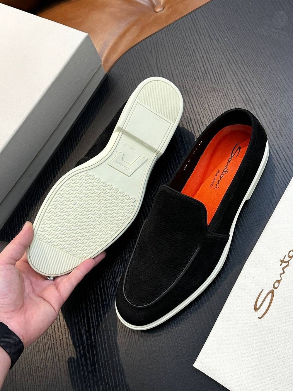 Лоферы Santoni