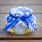 Бонбоньерка с медом на свадьбу, 140 грамм, стиль "Гжель"