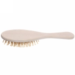Расческа массажная деревянная «Beautiful hairstyle», форма овал, 15см●