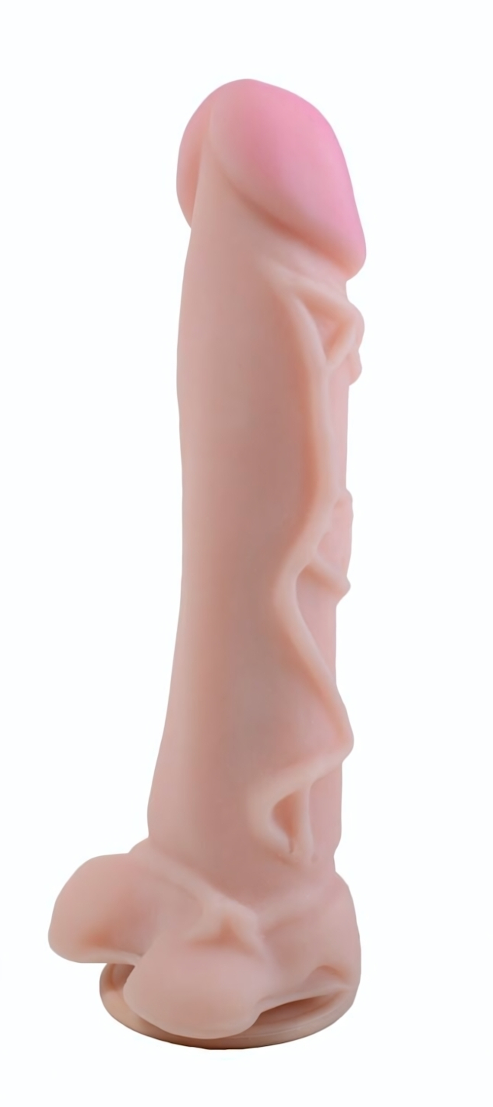 Фаллоимитатор на присоске ANDROID III с крупными венами - 23,5 см. (Цвет: телесный)