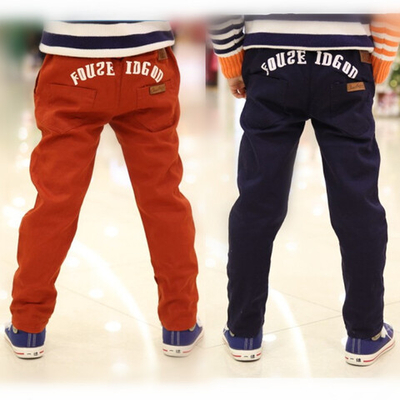 Брюки для мальчика с контрастной аппликацией