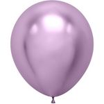 Шар (18"/46 см) Сиреневый, хром 1 шт.