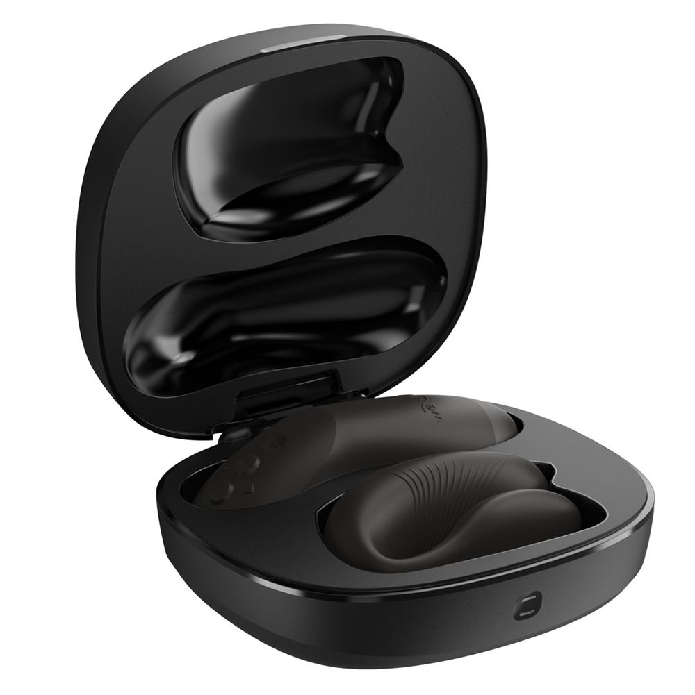 Вибратор для пар We-Vibe Chorus Pro, черный, силикон