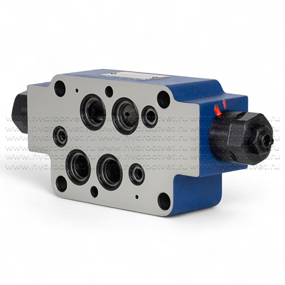 Z2FS16-8-3X/S2 - Дроссель Ду 16 модульного монтажа, сдвоенный , S2 = на выходе, уплотнение NBR