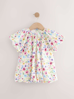 Платье для девочки Next AC9-265, Молочный, Розовый, Синий