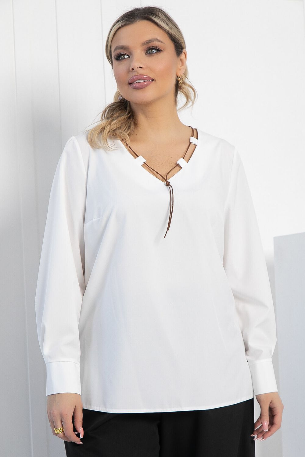 Блуза Свободный вечер (айвори) Б12796-15М LT Collection