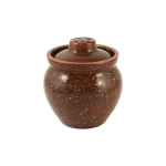 Горшочек традиционный 0,4л (мрамор коричневый)1Г3мк-10