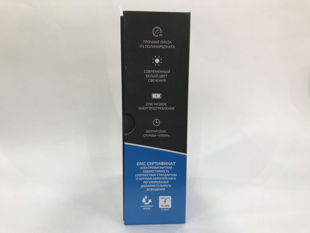 Фонарь светодиодный дополнительного освещения MTF Light PL27K6S 12-60V 3000lm 6000K (1 шт.)