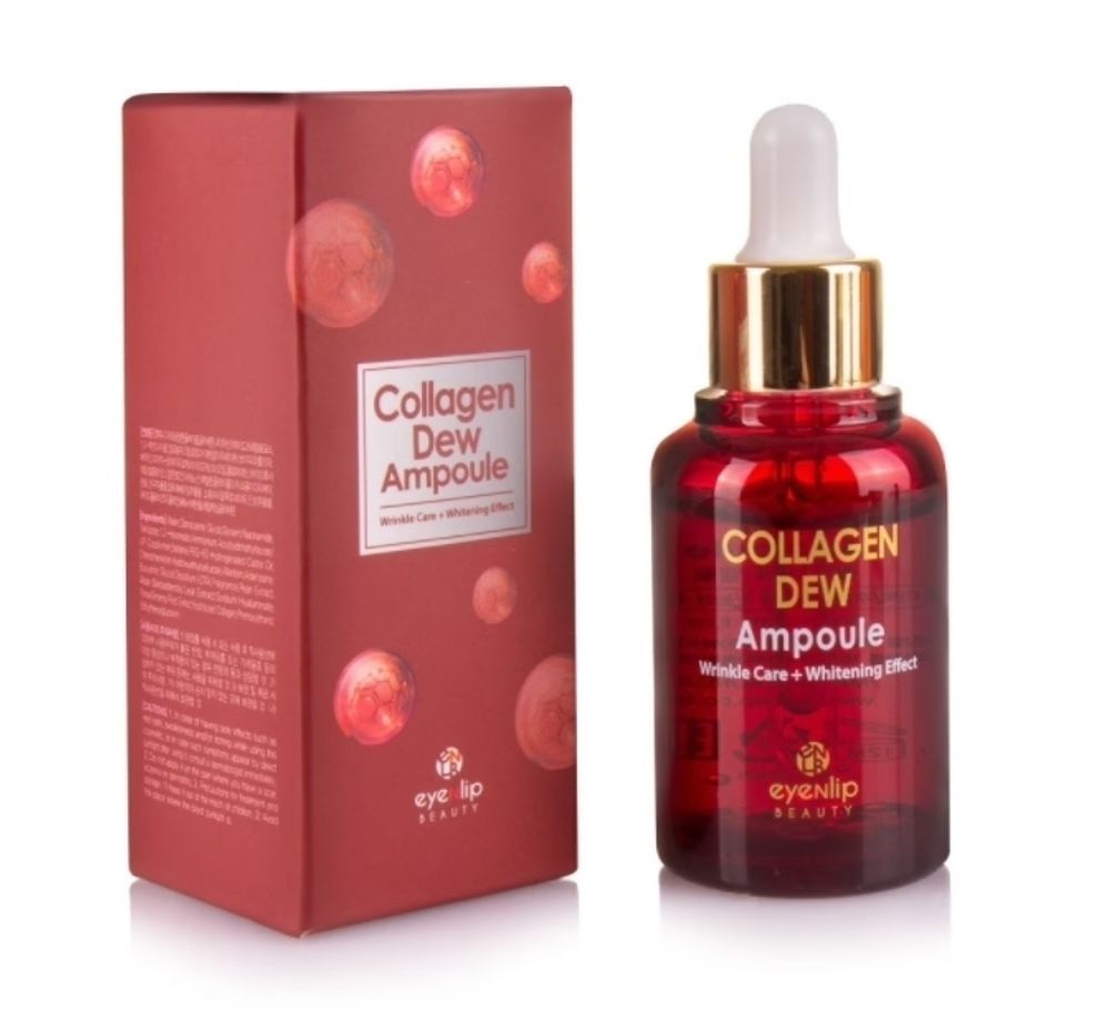 Eyenlip Collagen Dew Ampoule сыворотка для упругости кожи лица с коллагеном