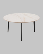 Журнальный столик Aliara светлая керамика