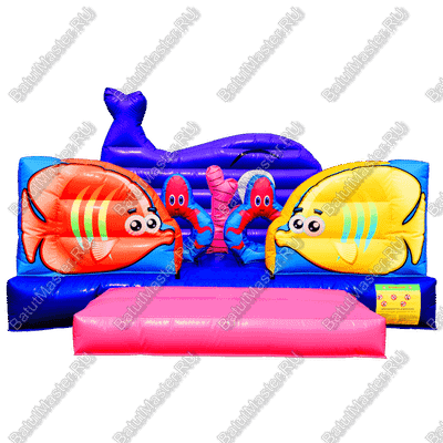 Коммерческий надувной батут "Морское царство 2"