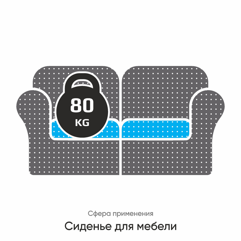 Поролон HL 2850, 200x100x2 см