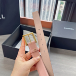 Ремень из гладкой телячьей кожи