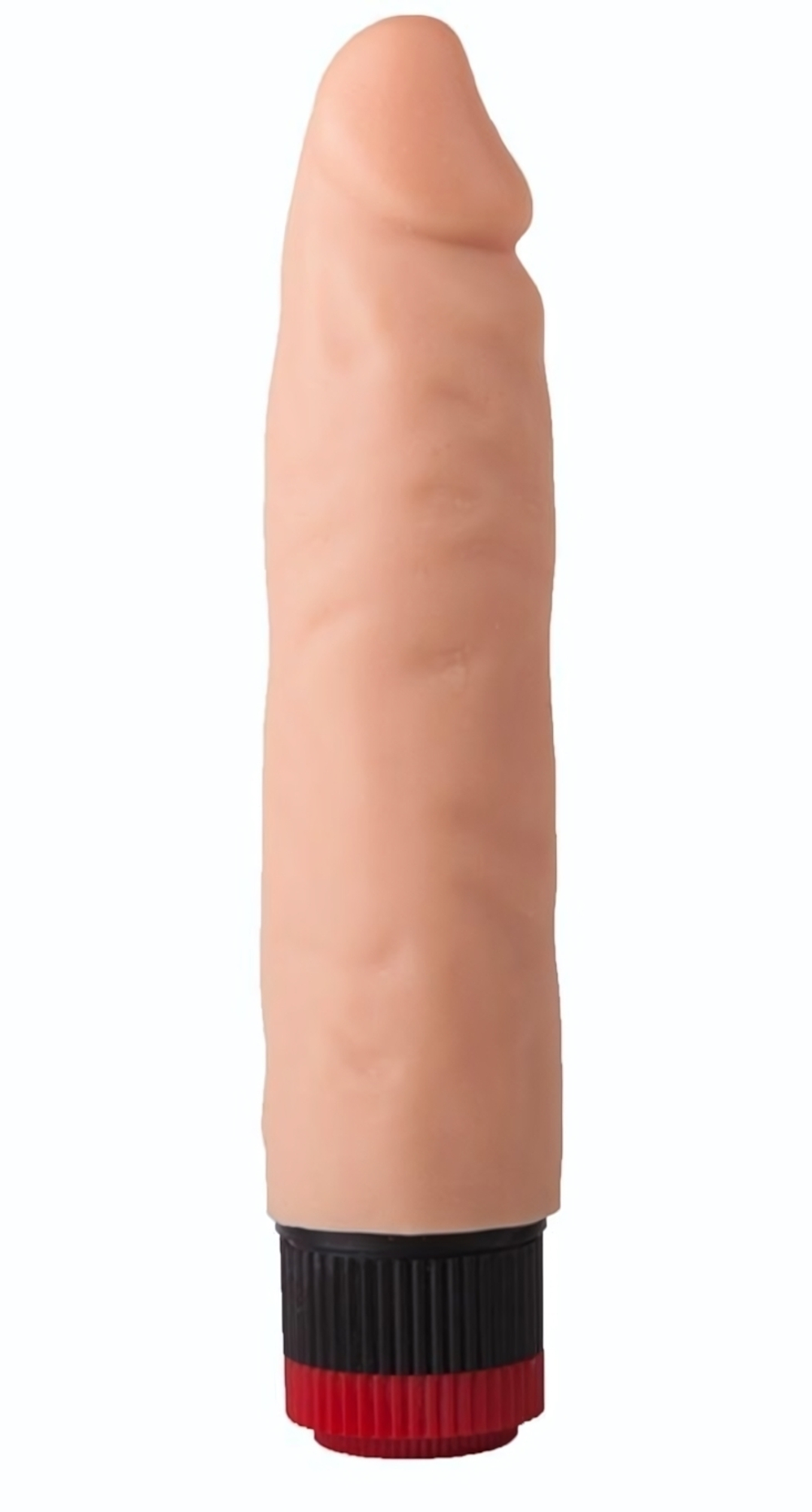 Телесный вибратор-реалистик со встроенным пультом управления - 16,5 см. (Цвет: телесный)