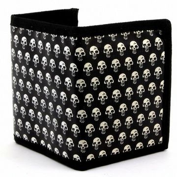 Кошелёк Черепушки мелкие ч/б (3198)