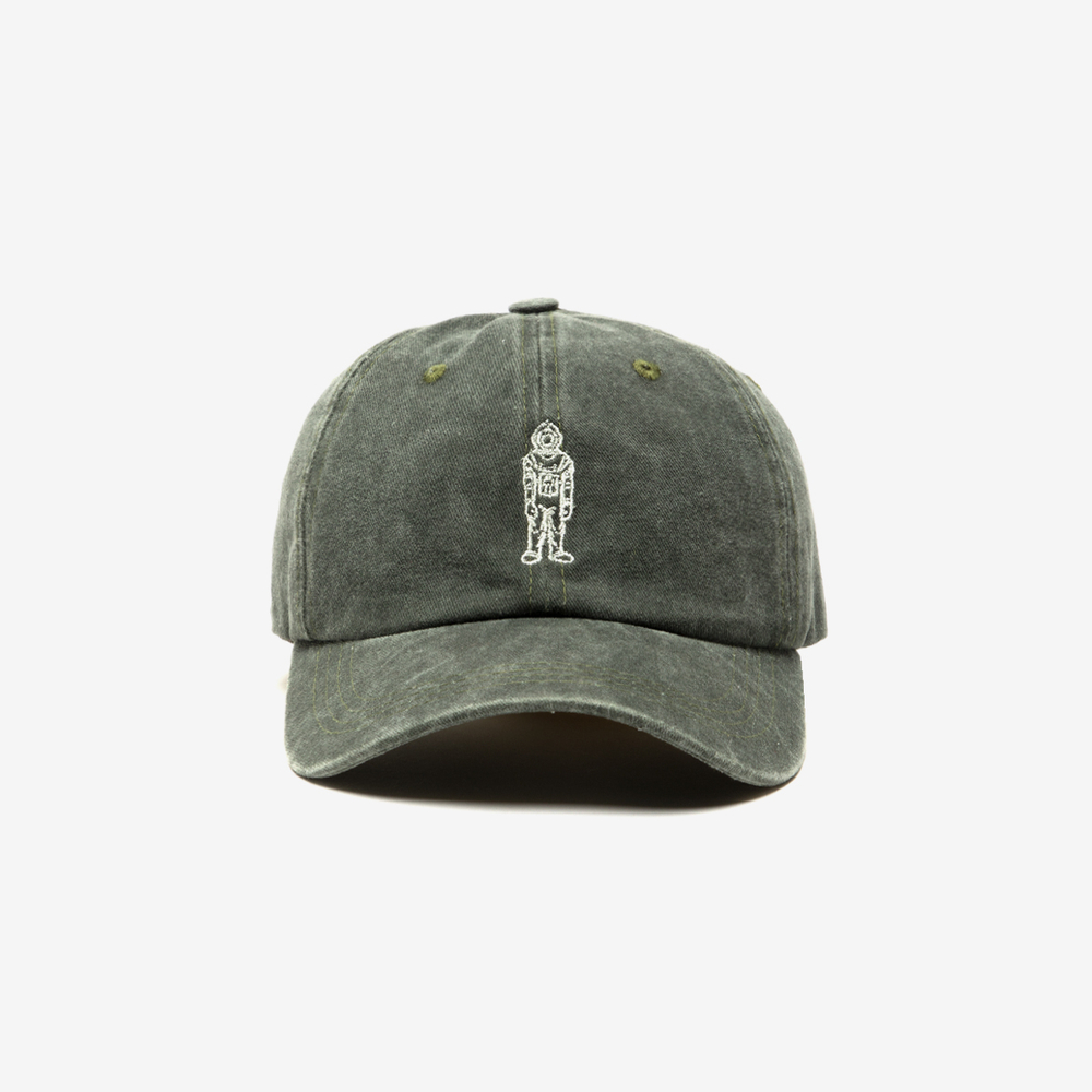 VNTG CP SMR DIVER Embroidered Logo Green
