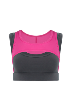 Топ FITNESS фуксия неон