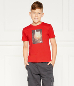 Футболка Guess - красный(L4YI12 K8HM4)