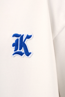 Футболка KUL'TURA "HYPERSIZE GOTH LOGO K" Молочный