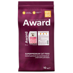 Корм для кошек AWARD Sterilized , 10 кг, индейка и курица