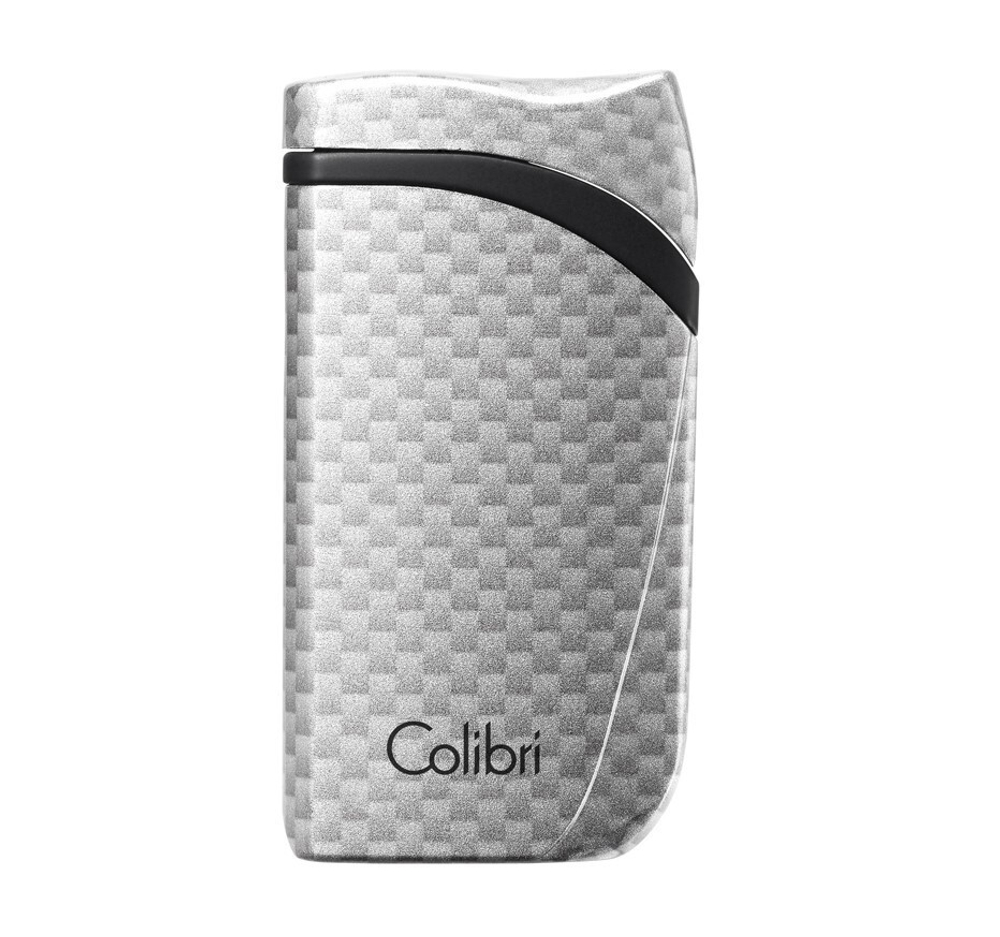 Зажигалка сигарная Colibri Falcon серебристый карбон LI310T6