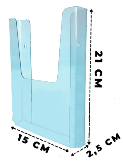 Карман А5 вертикальный толщиной 1,0 мм под пачку листов