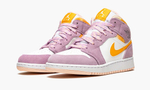 Air Jordan 1 Mid SE GS "Arctic Pink University Gold"