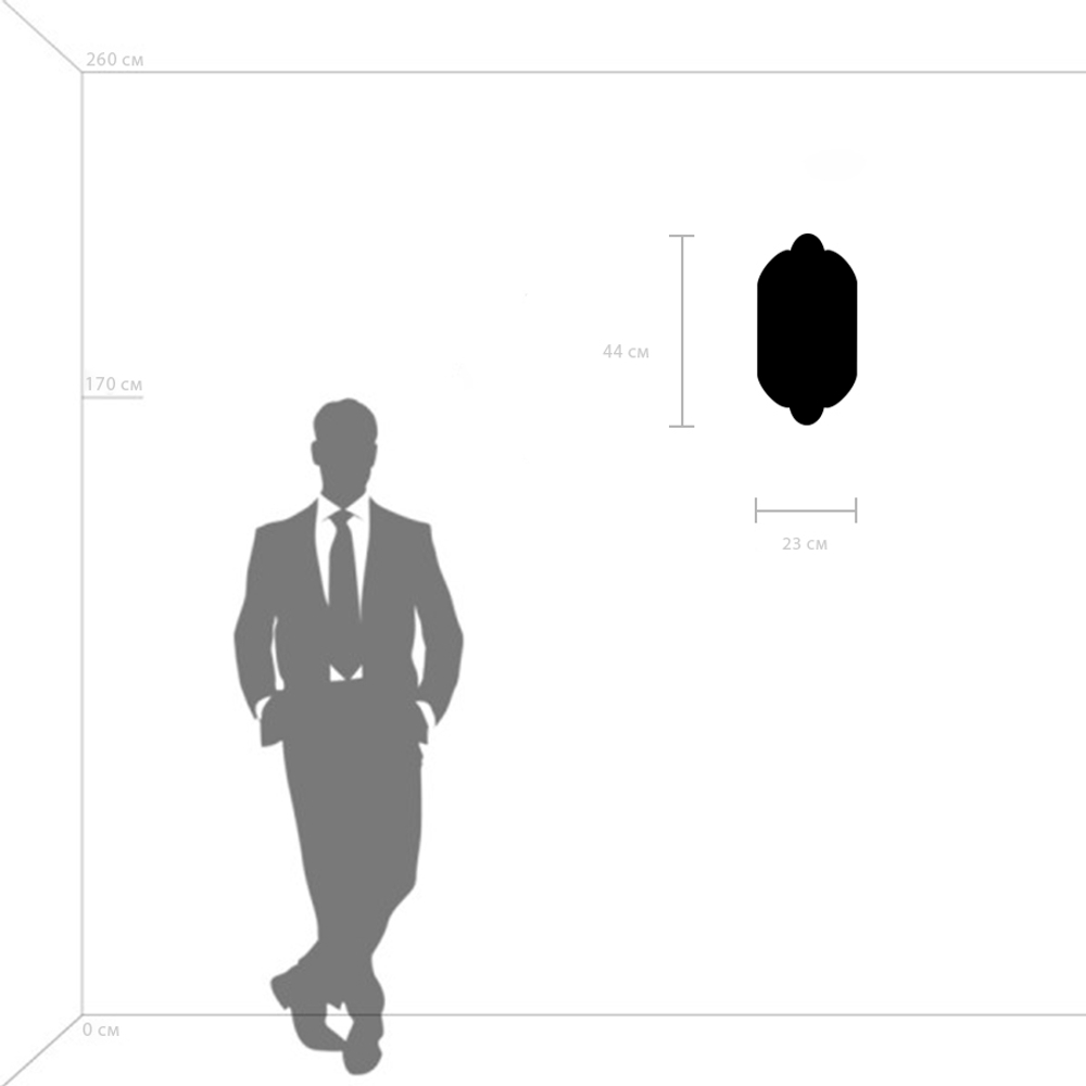 720662 Бра SIENA 6х40W G9 ЗОЛОТО/БЕЛЫЙ