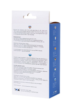 Синяя коническая пробочка из силикона - 11,5 см. (Цвет: синий)