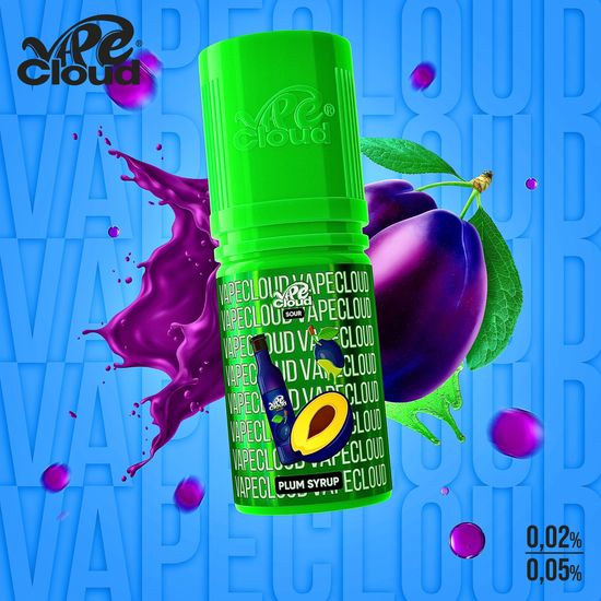 VAPE CLOUD Plum Syrup Sour - Кислый сливовый сироп 0.02 %