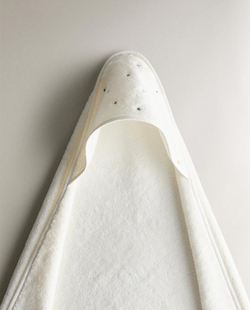 ZARA HOME ДЕТСКОЕ ПОЛОТЕНЦЕ С КАПЮШОНОМ