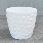 Кашпо Камешки 3л №2 белое