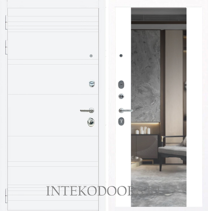 Гранд Белый зеркало ELIT