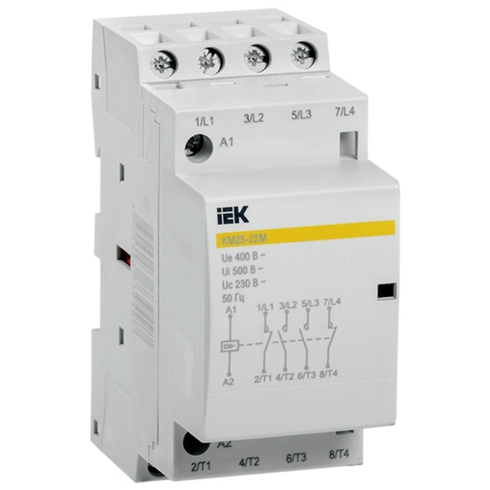 Контактор модульный IEK MKK11-25-22
