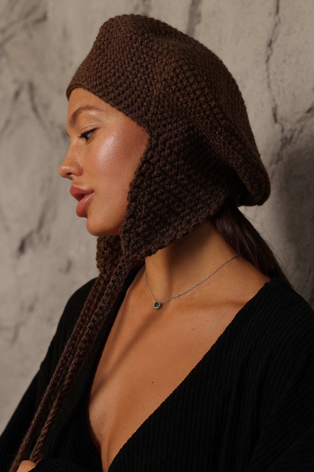 Берет с ушками