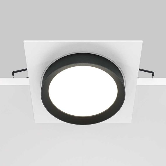 Встраиваемый светильник Maytoni Hoop DL086-GX53-SQ-WB