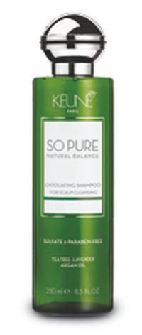 Keune So Pure Шампунь Обновляющий Exfoliating Shampoo 250 мл