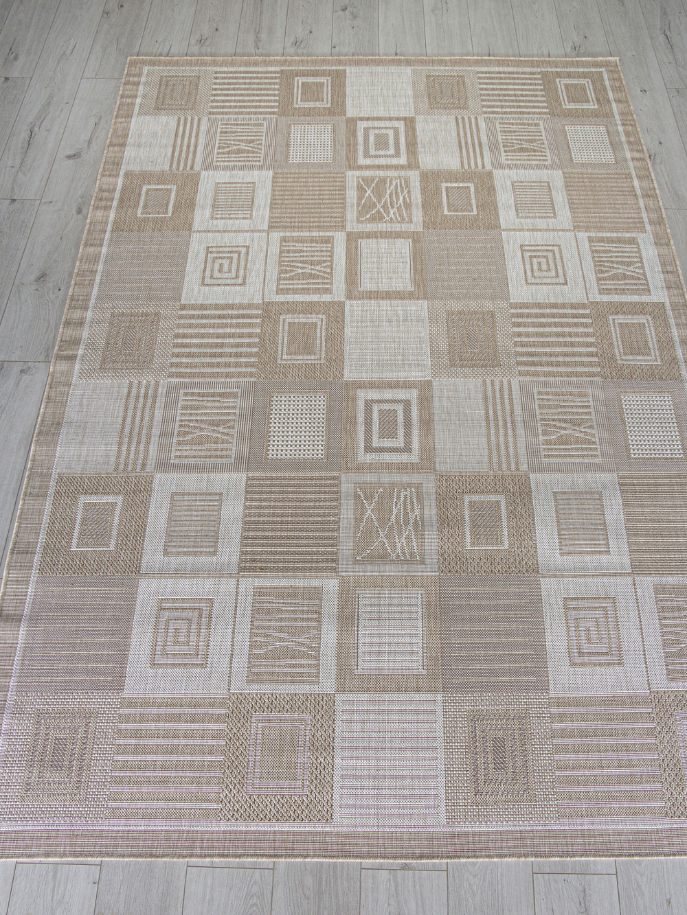 Ковер S138 - BEIGE - Прямоугольник - коллекция KAIR размер 140*200 см