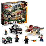 Конструктор LEGO Jurassic World 76950 Нападение трицератопса на пикап