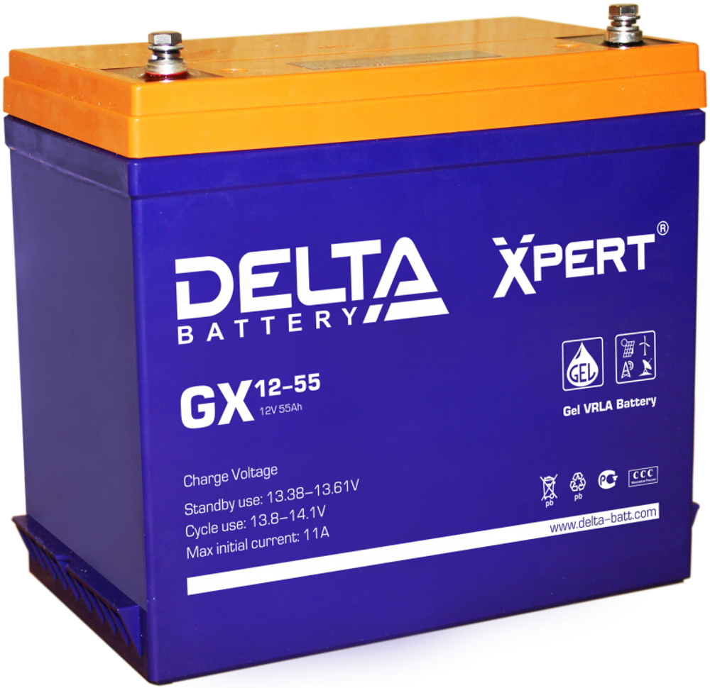 DELTA GX 12-55 Xpert аккумулятор