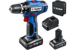 Аккумуляторная дрель-шуруповерт ЗУБР Профессионал DL-121-42