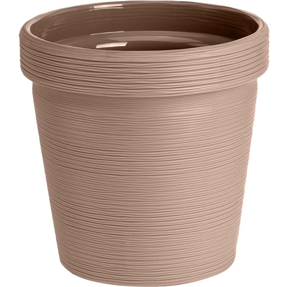 Кашпо для цветов пластиковое 1,1л d-13см «Терра» Фраппе