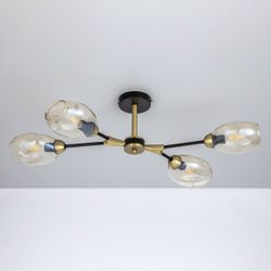 Citilux Монтана CL117145 Люстра на штанге Чёрная