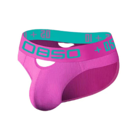 Мужские трусы брифы фуксия BS BS3513-24