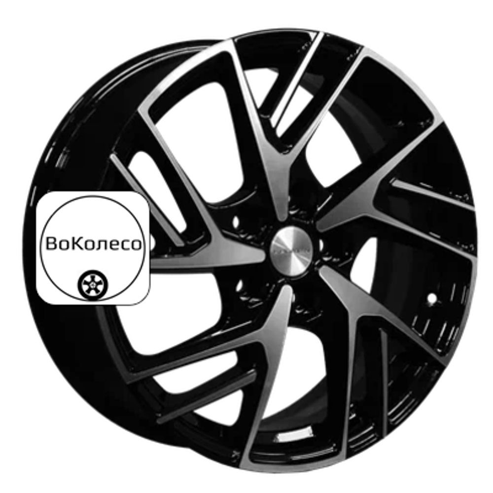 6,5x17/5x114,3 ET40 D64,1 KHW1722 (Haval F7/F7x) Black-FP Khomen Wheels