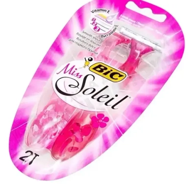 Станки одноразовые для бритья BIC Мисс Солей Пинк 2 шт/уп